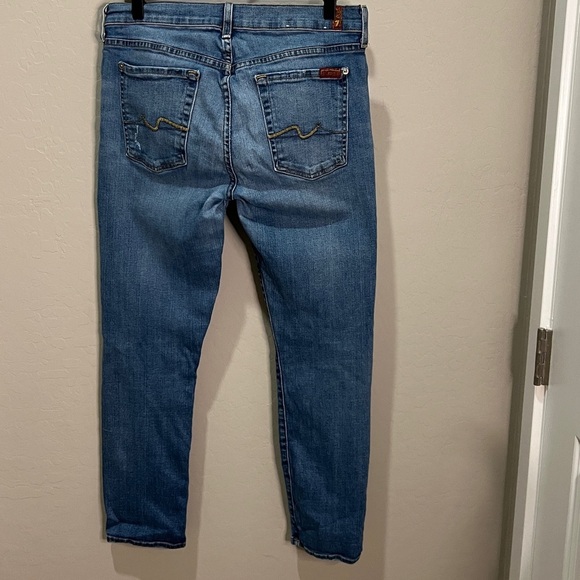 7 For All Mankind Seven Jeans Josephine Boyfriend Distressed Vintage Citizens - Picture 4 of 12